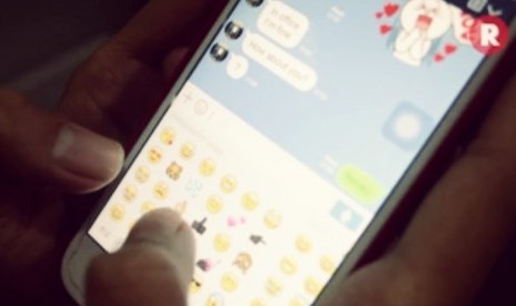 Emoji di aplikasi ponsel pintar