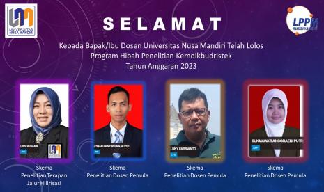 Empat dosen dari UNM berhasil lolos dalam program hibah Kemdikbudristek tahun 2023 untuk skema penelitian.