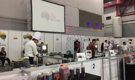 Empat tim dari Indonesia berlaga dalam Asian Gourmet Food Challenge 2018 pada Kamis (19/7) di Pameran Hotelex & Finefood Indonesia di JII EXPO Kemayoran, Jakarta.