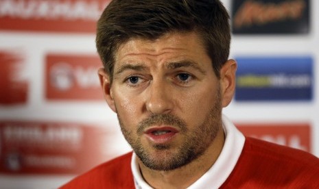 England's soccer team player Steven Gerrard