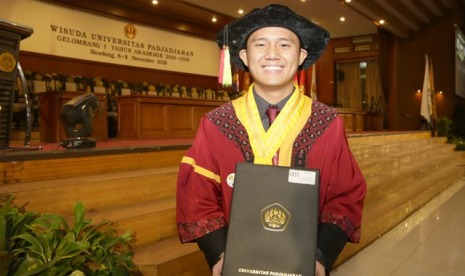  Eqi Buana, Mahasiswa Unpad peraih gelar Master di KGU, Jepang.