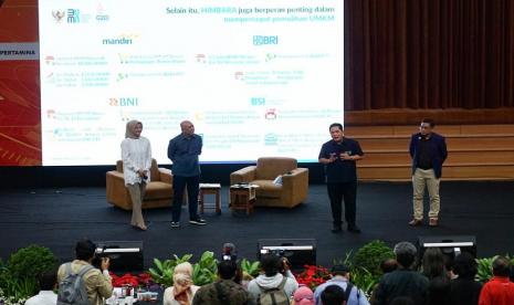 Erick saat silaturahmi akbar alumni Universitas Padjadjaran (Unpad) dengan tema 