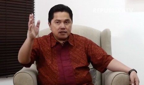 Mantan Ketua Tim Kampanye Nasional (TKN) Erick Thohir 