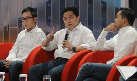 Erick Thohir dan Anindya Bakrie