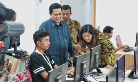 Erick Thohir di war room TKN. 