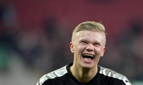 Striker Borussia Dortmund Erling Haaland.