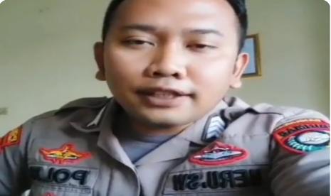 ersonel polisi Brigadir Kepala (Bripka) Heru SW.