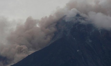 Erupsi Gunung Fuego di Guatemala, Ahad (3/6).