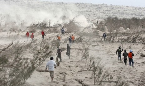 Mount Sinabung's eruption (file photo)