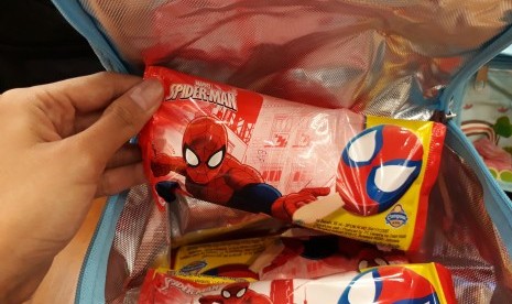 Es krim Campina Spiderman.