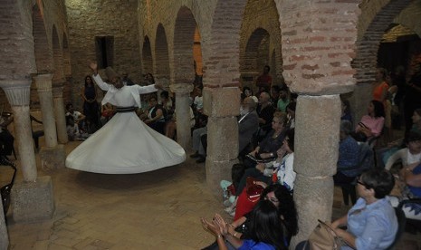 Festival Budaya Islam ke-18 di kota Almonaster La Real, Provinsi Huelva, Daerah Otonom Andalusia. Spanyol.