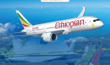 Ethiopian Airlines jatuh.