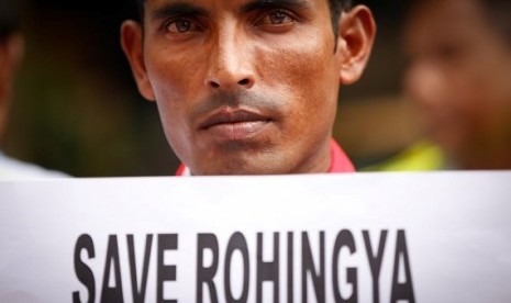 Etnis Rohingya terusir dari Myanmar.