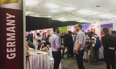  European Higher Education Fair (EHEF) 2016 di Balai Kartini Expo, Jakarta. 