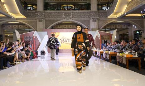 Event Gebyar Batik Sleman 2023 di Jogja City Mall, Sleman, Kamis (2/11/2023).