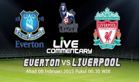 Derby Merseyside, Everton melawan Liverpool.