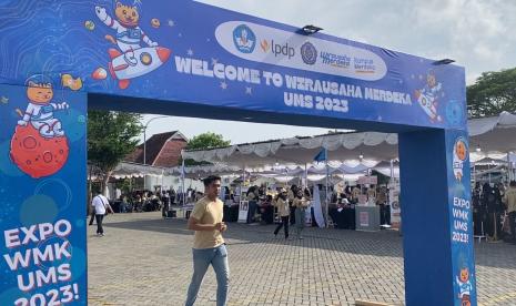 Expo WMK UMS yang berlangsung di Area De Tjolomadoe, Karanganyar,