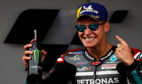 Pembalap MotoGP tim Monster Energy Yamaha, Fabio Quartararo.