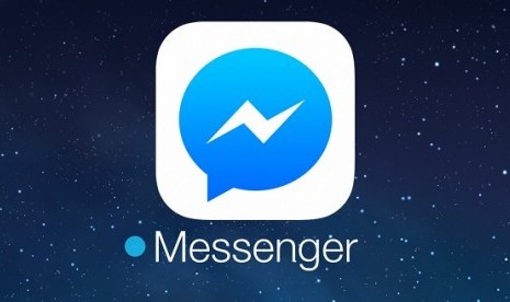 Facebook messenger. Ilustrasi