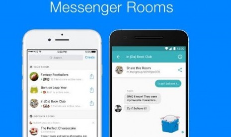 Facebook Messenger luncurkan fitur Rooms.