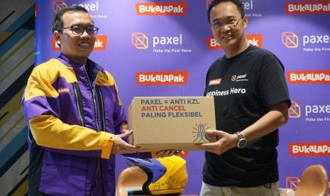 Fajrin Rasyid selaku Co-Founder and President Bukalapak dan Zaldy Ilham Masita selaku Co-Founder Paxel.