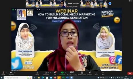 Fakultas Ekonomi dan Bisnis (FEB) Universitas Nusa Mandiri (UNM) bekerja sama dengan Hijra Bank sukses menggelar webinar pada Rabu (15/6/2022).