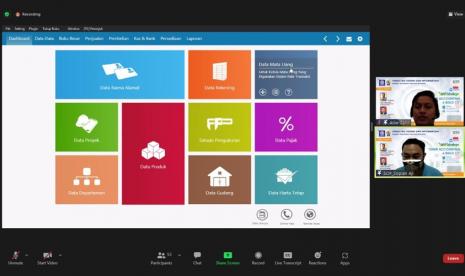  Fakultas Ekonomi dan Bisnis, Program studi (prodi) Administrasi Bisnis, Universitas BSI (Bina Sarana Informatika) sukses melaksanakan workshop Zahir Accounting secara daring.