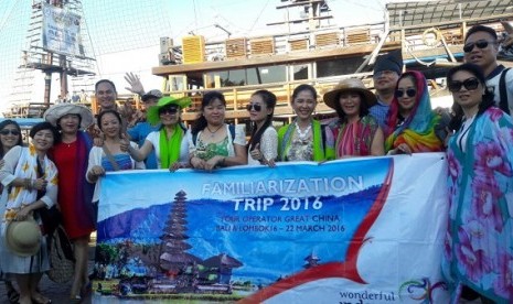 Famtrip Kemenpar dengan tur operator Great China di Bali.