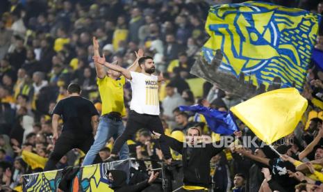 Fans Maccabi Tel Aviv.