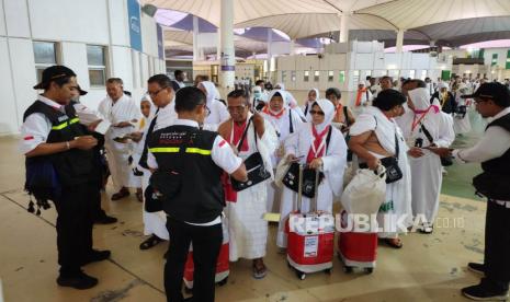 Fase perdana kedatangan Jamaan haji Indonesia gelombang dua di Tanah Suci berjalan lancar. 