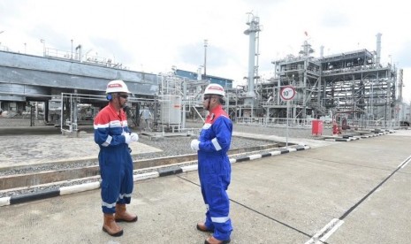 Fasilitas produksi PT  Pertamina EP Asset 4 Donggi Matindok Field di Kabupaten Banggai, Sulawesi Tengah.