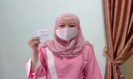  Fauziah Agustina (27 tahun)  mengidap tumor rahang atau Ameloblastoma merasa terbantu dengan tergabung dalam kepesertaan BPJS Kesehatan.