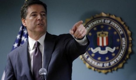 Mantan direktur FBI James Comey.