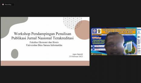 FEB Universitas BSI gelar workshop pendampingan penulisan publikasi jurnal nasional.