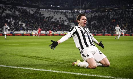 Penyerang sayap Juventus Federico Chiesa.