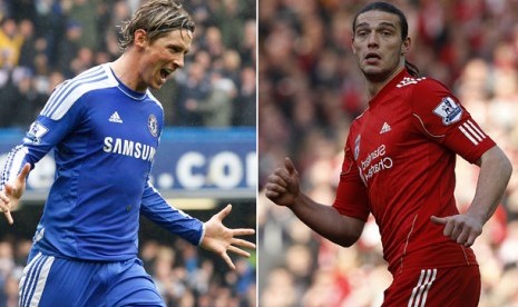 Fernando Torres (Chelsea) Vs Andy Carrol (Liverpool)