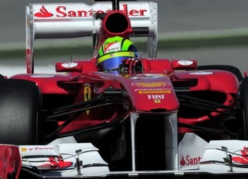 Ferrari Racing Formula One - Felipe Massa, Brazil di Montmelo racetrack, Montmelo, Spain 2011.(AP Photo/Manu Fernandez)