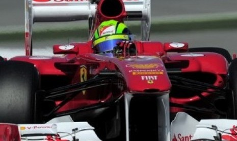 Ferrari Racing Formula One - Felipe Massa, Brazil di Montmelo racetrack, Montmelo, Spain 2011.(AP Photo/Manu Fernandez)