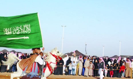 Festivak menunggang kuda di Madinah.