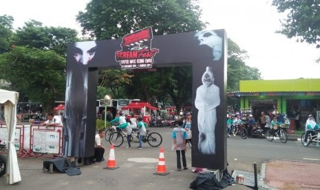 Festival film horor Indonesia Scream Fest 2018 di Keong Emas Taman Mini Indonesia Indah (TMII).