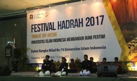 Festival Hadrah di UII Yogyakarta.