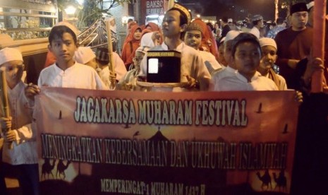 Festival karnaval tahun baru Islam di Jagakarsa, Jakarta Selatan