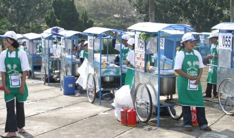 Festival Mie Bogasari yang berlangsung di Palembang tahun lalu. Festival Mie  2018 akan kembali digelar di GOR Sunter Jakarta Utara. 