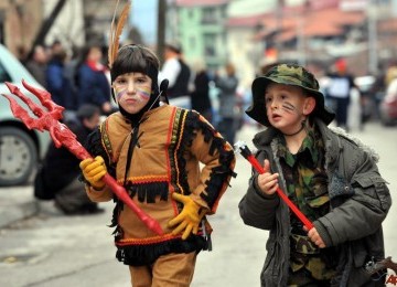 Festival Vevcani di Makedonia.