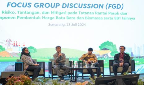 FGD dengan tema Risiko, Tantangan, dan Mitigasi pada Tatanan Rantai Pasok dan Komponen Pembentuk Harga Batu Bara dan Biomassa serta EBT.