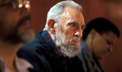 Former Cuban leader Fidel Castro (file)