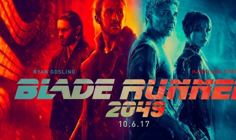 Film Blade Runner 2049 yang dibintangi Ryan Gosling dan Harrison Ford.