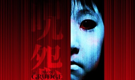 Film horor populer Jepang yang mendunia, Ju On atau The Grudge.