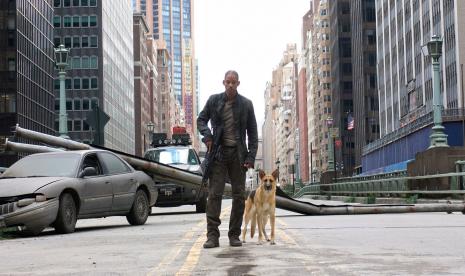 Film action yang memiliki akhir kisah menyedihkan, salah satunya I Am Legend. (ilustrasi)