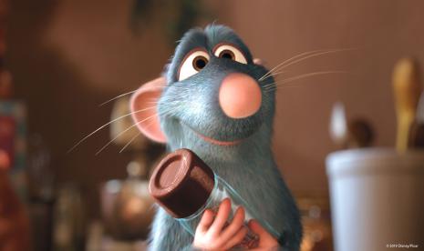 Film Ratatouille. Tikus bahkan pernah menjadi makanan pokok bagi penduduk yang kelaparan.